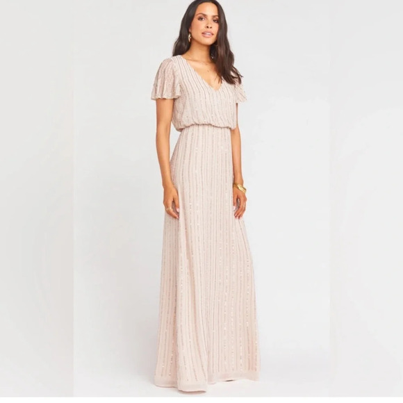 Show Me Your MuMu Michelle Beaded Maxi Dress - Picture 1 of 10